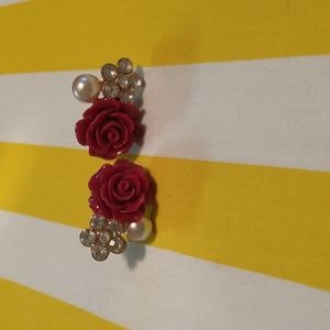 Rose 💐🌹 earrings